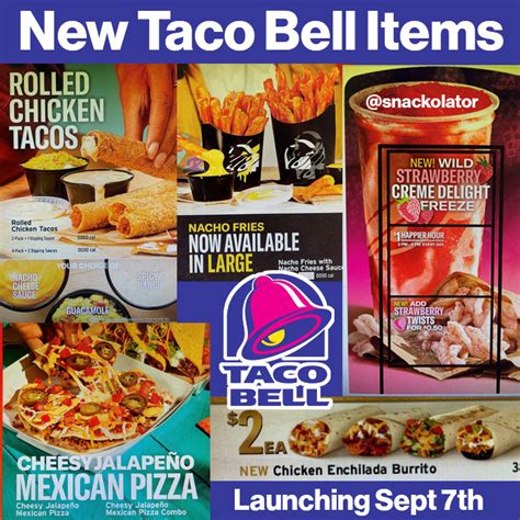 New Taco Bell Items Inga Regina