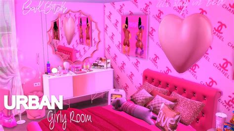 Pink Urban Girly Room Makeup Youtuber Female Room