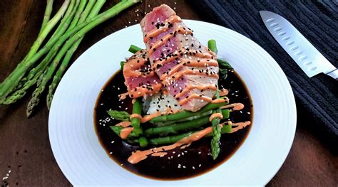Seared Tuna Steak Recipe Teriyaki Dandk Organizer