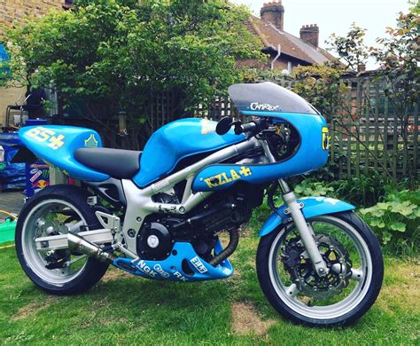See more ideas about suzuki sv 650, cafe racer, suzuki. Suzuki SV650 Cafe Racer, Suzuki, Retro, Classic, Rizla, Blue,
