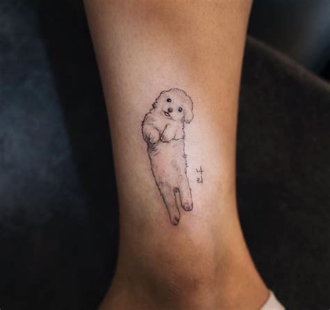 The 14 Best Poodle Dog Tattoo Ideas Page 2 Of 3 Petpress Small