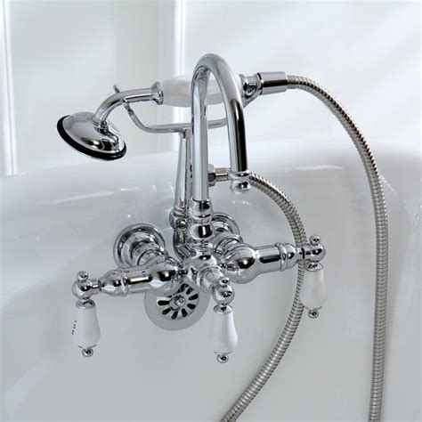 A wide variety of wall mount bathtub faucets options are available to you Americana Wall-mount Chrome Clawfoot Tub Faucet ...