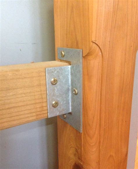 Some clamp in place by means of a tension bolt, while others simply fit over the post and are secured once the wood fencing is in place. Fence Rail Bracket (for fixing rails without having to ...