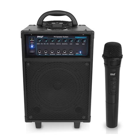 Wireless Portable Pa Speaker System 600w Bluetooth Compatible
