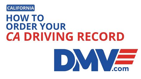 How To Order Your California Driving Record Youtube