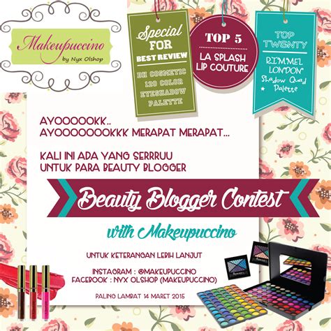 Giveaway Beauty Blogger Contest With Makeupuccino Roosvansia