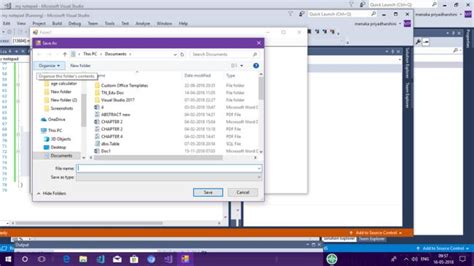 Creating Notepad Using Windows Form Application In Visual Studio 2017