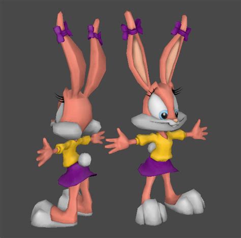 Babs Bunny 3d Model By Wonrz On Deviantart