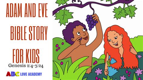 Adam And Eve Bible Story For Kids Youtube