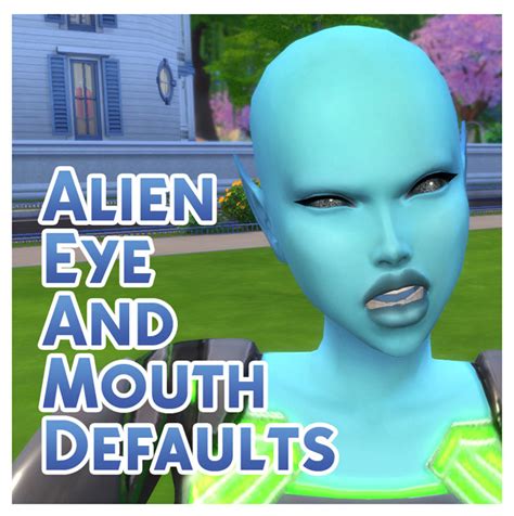 Alien Eye And Mouth Defaults The Sims 4 Catalog