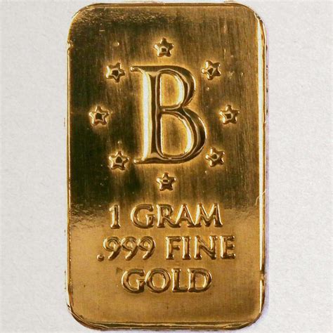 24k Pure Gold Bar One Gram