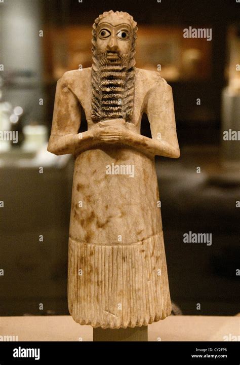 Male Worshiper Early Dynastic I Ii 29002600 Bc Mesopotamia Eshnunna