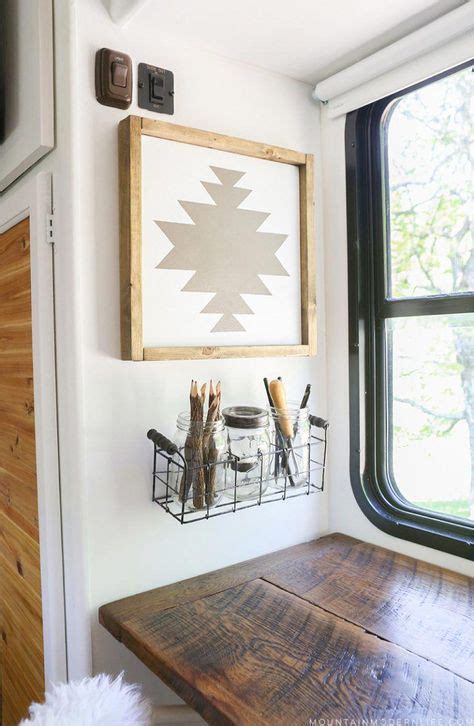 Rustic Modern Wall Decor In Rv Aztec Design