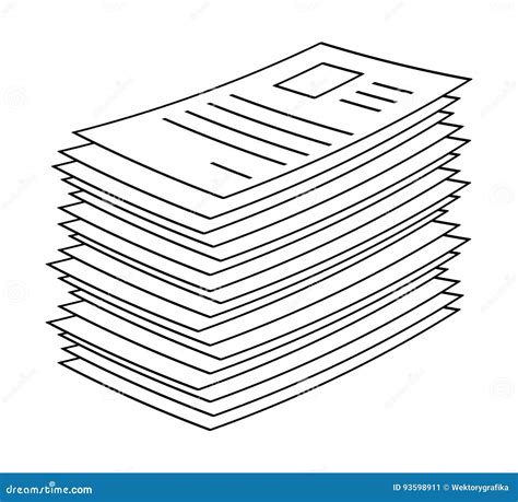 Stack Of Paper Clip Art