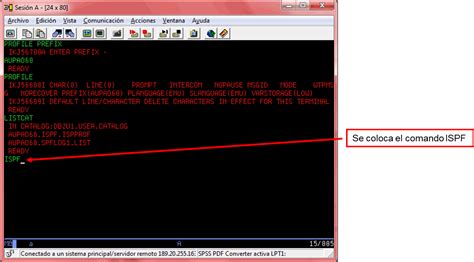 Comando Ispf
