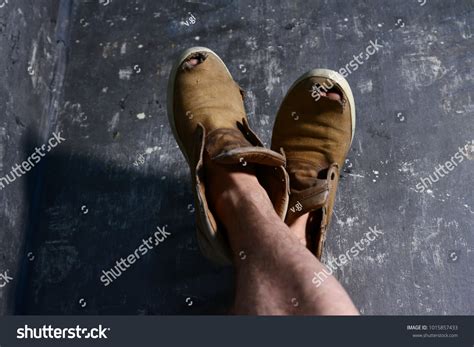 Detailed Photo Shoes Holes Them Toes Stock Photo 1015857433 Shutterstock