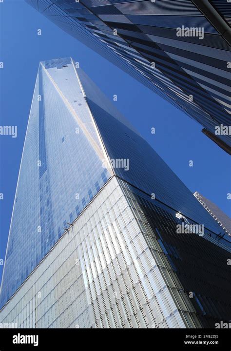 Looking Up The One World Trade Center At 285 Fulton Street In Lower