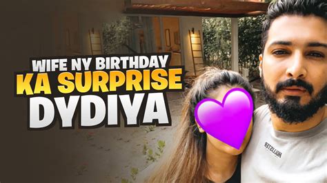 Wife Ny Birthday Pay Surprise Dydiya Youtube