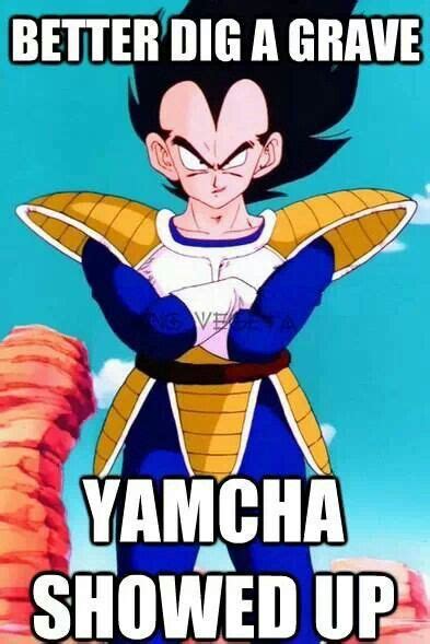 Whatever they did, it definitely does not make sense. Yamcha and Krillin always the butte of the joke ...
