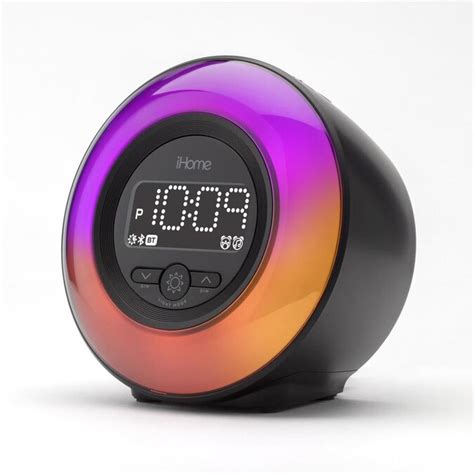 Ihome Ihome Bluetooth Color Changing Alarm Clock Radio With Usb