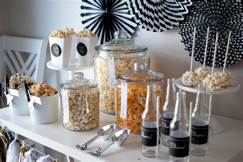 The Oscar Party Popcorn Bar Ideas Twinkle Twinkle Little Party