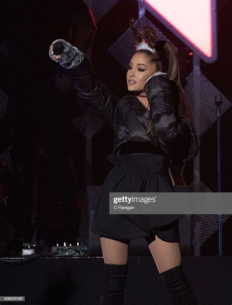Ariana Grande Performs Onstage During Power 961s Jingle Ball 2016