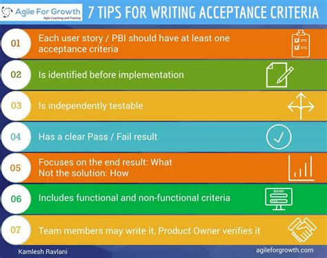Gather info about your customers. 7 Tips for Writing Acceptance Criteria with Examples ...