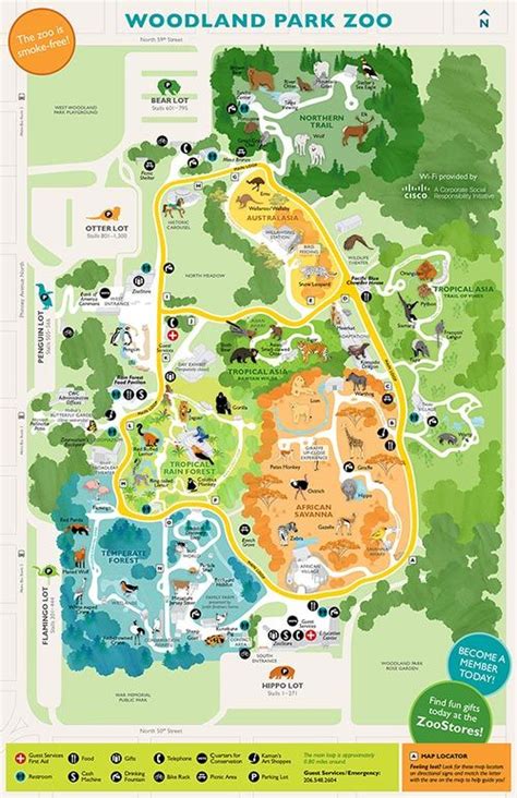 Guest Services Map Rentals And Accessibility Woodland Park Zoo