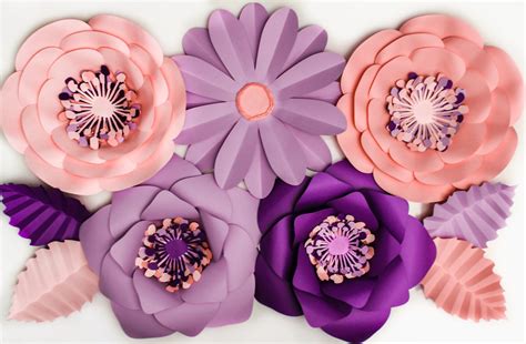Paper Flower Backdrop Wedding Centerpiece Giant Paper Flowers By