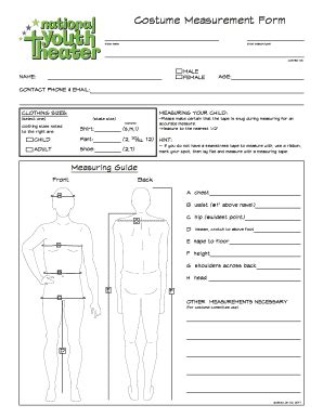 Planning Sheet Costume Plot Template Bdasound