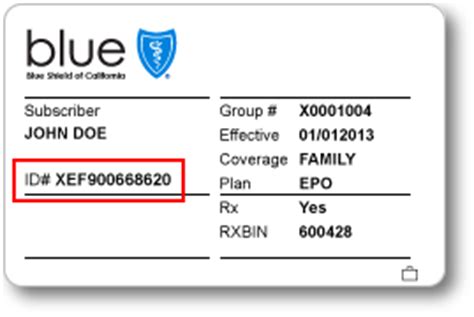 The remaining numbers on the card, except the last digit, are the individual account identification number. Online Welcome Kit - Blue Shield of California