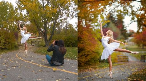 Fall Photoshoot With A Ballerina Youtube