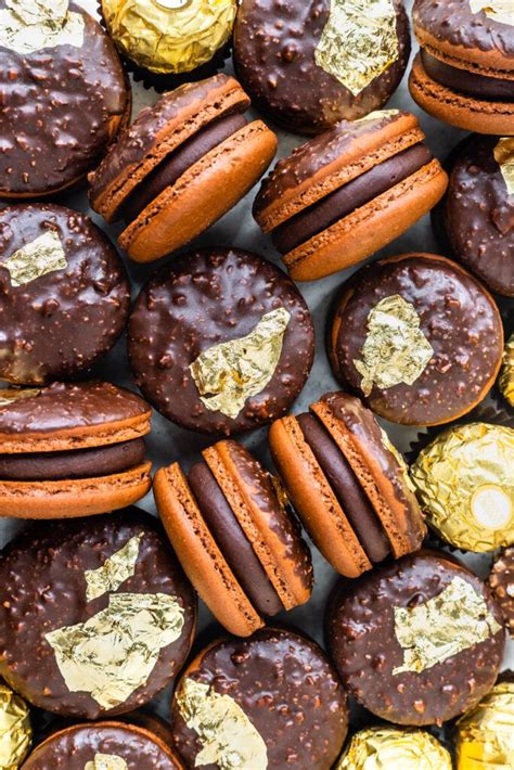 Ferrero Rocher Macarons Recipe Macaroon Recipes How Sweet Eats