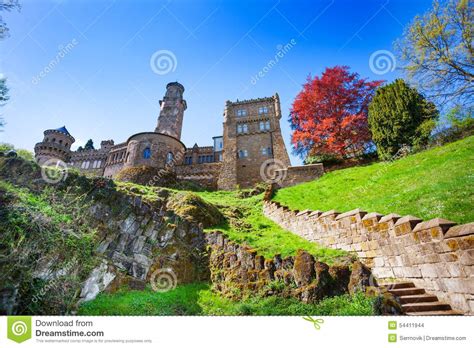Spring Colors Of Lion Castle Lowenburg Stock Photo Image 54411944