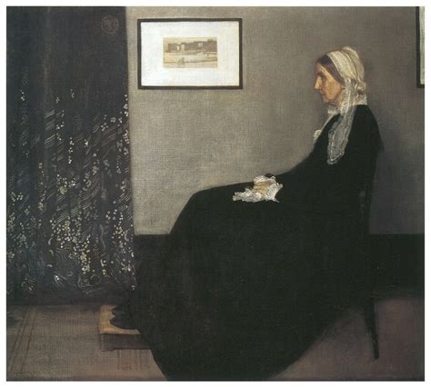 The Artists Mother 1871 Whistler Famous Great Art Painting Etsy