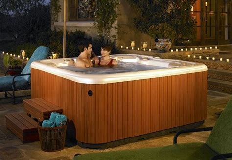 How To Plan The Perfect Hot Tub Date Night Hot Tub Hot Tub Backyard