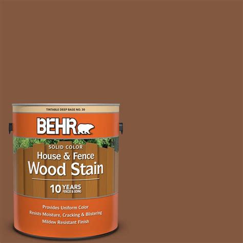 Behr 1 Gal Sc 116 Woodbridge Solid Color House And Fence Exterior