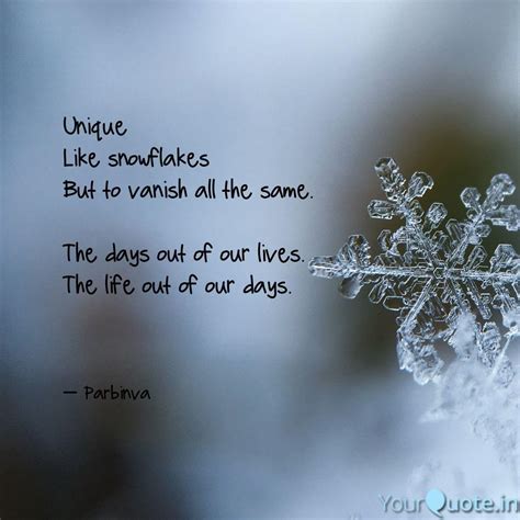 12 Quote About Snowflakes Being Unique
