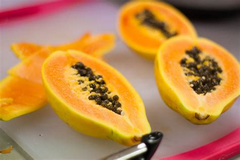 Papaya This Brightly Colored Fruit Contains 264 Milligrams Per Cup Of 1