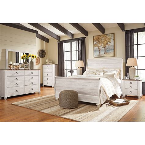 Ashley signature furniture bedroom sets. Signature Design by Ashley Willowton Queen Bedroom Group ...
