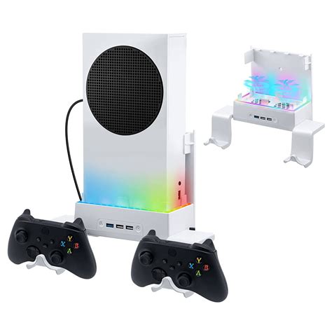 Mcbazel Wall Mount Kits With Cooling Fan For Xbox Series S Rgb Color