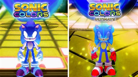 Sonic Colors Ultimate Vs Sonic Colors Comparison Youtube