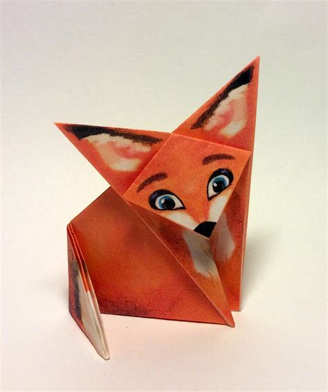 Origami Fox The Brooklyn Refinery Diy Arts And Crafts