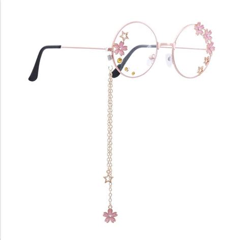 japanese pink sakura blossom fake glasses syndrome cute kawaii harajuku street fashion store