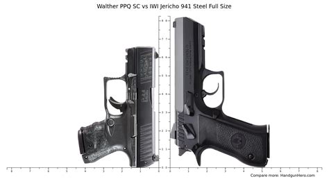 Walther Ppq Sc Vs Iwi Jericho Steel Full Size Size Comparison