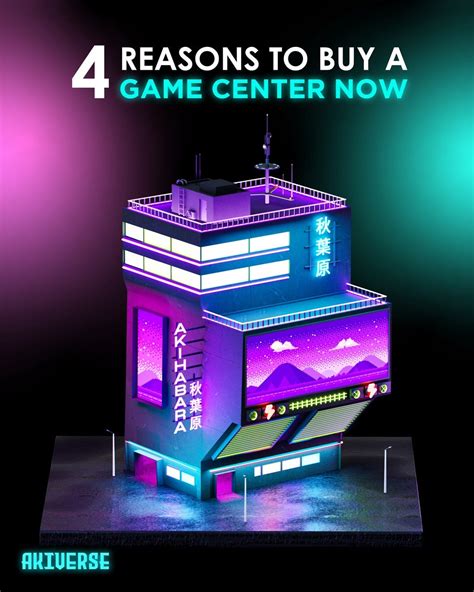 4 Reasons Why You Shouldnt Wait To Buy A Game Center By Akiverse