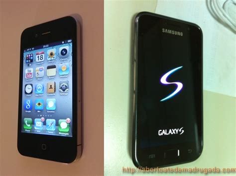 Comparativo Iphone 4 Vs Galaxy S Aberto Até De Madrugada
