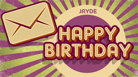 Jayde Happy Birthday Youtube