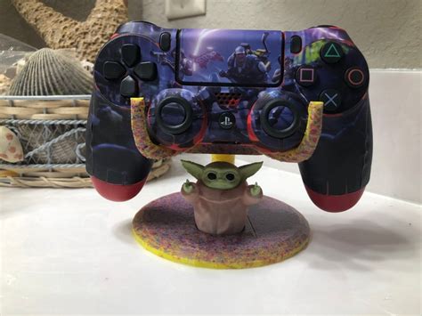 Baby Yoda Star Wars Ps4 Controller Stand Etsy