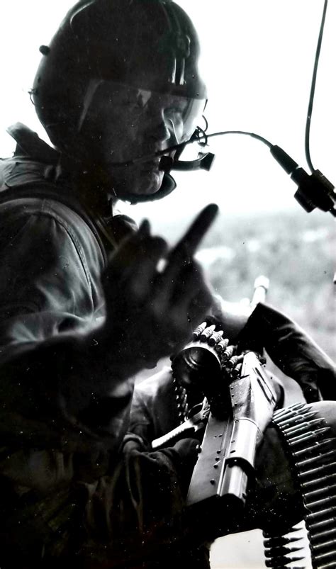 Helicopter Door Gunner Vietnam War American Veterans